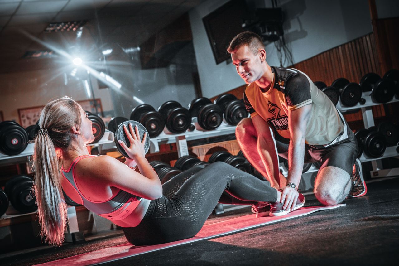 Active couple related to fitness motivation slumps