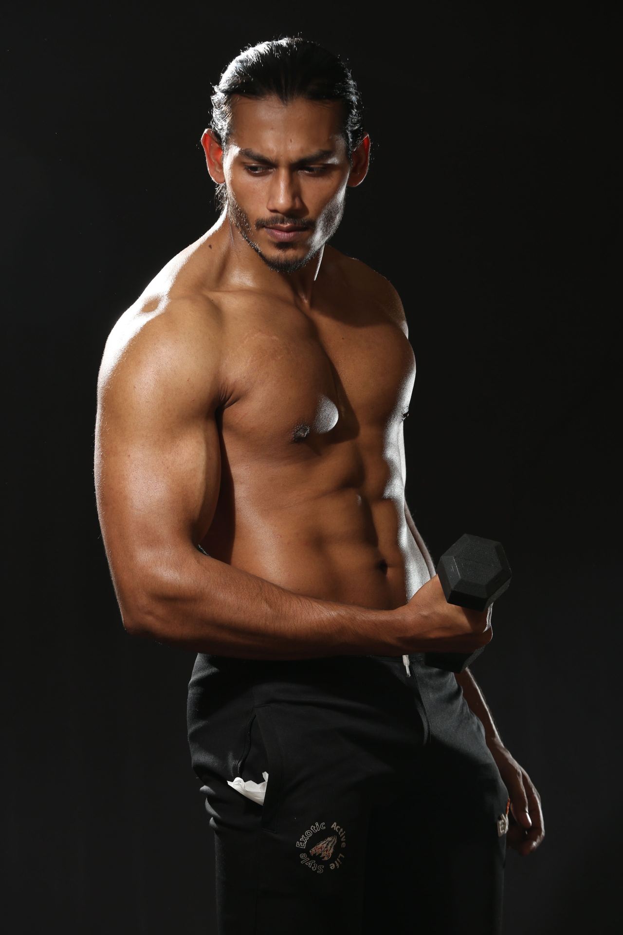 Active couple related to gym bag essentials